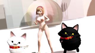 【MMD】Shreding Geigers cat【R-18】