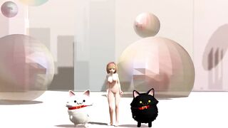 【MMD】Shreding Geigers cat【R-18】