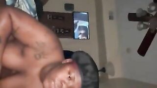 Jamaican dick loves to cum on my face