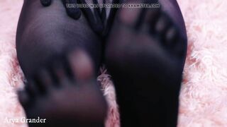 5 fingers pantyhose close up feet, foot fetish 4k video free