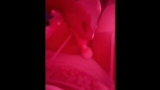 POV | Fingering my trans little pussy in cute white dress