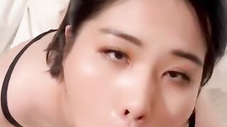 Amatuer Asian deep throat POV (dorany)