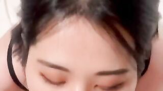 Amatuer Asian deep throat POV (dorany)