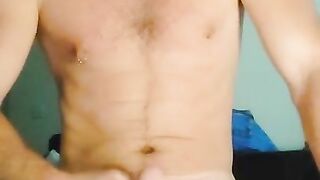 Another sexy Wanking session so hot cum dribbled out ????????