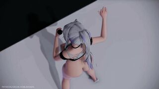 【MMD R-18 SEX DANCE】HAKU HOT CASUAL DRESS SWEET ASS TASTY INTENSE SPICA [BY] Orion DobleDosis