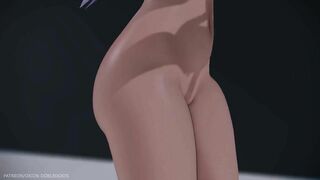 【MMD R-18 SEX DANCE】HAKU HOT CASUAL DRESS SWEET ASS TASTY INTENSE SPICA [BY] Orion DobleDosis