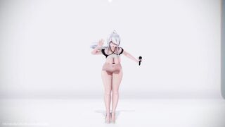 【MMD R-18 SEX DANCE】HAKU HOT CASUAL DRESS SWEET ASS TASTY INTENSE SPICA [BY] Orion DobleDosis