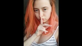 Fucks her pussy with a pink dick and finished with a vibrator.