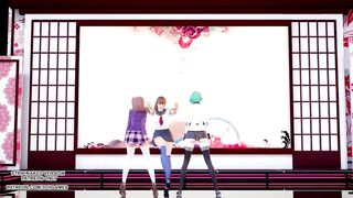 [MMD] Masked Bitch Honoka Katsumi Tamaki DOA Hot Dance