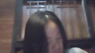 Asian girl at home alone and bored masturbates 13