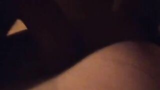 Shove a friend's wife at night. She gave herself up. Real homemade amateur video