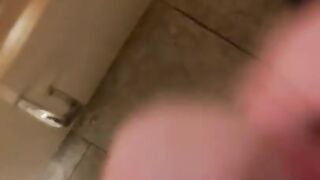 Big Cock Jerked In Bathroom