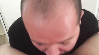 Getting some head by an anon pig cock sucker