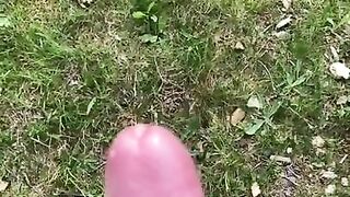 Lovely Weather for an Outdoor Cumshot