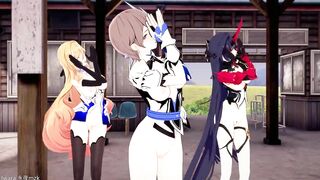 0409 -【R18-MMD】Honkai Impact 3rd 崩坏三 four Thicc valkyrie