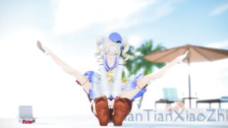 0405 - 【R18-MMD】Shantianxiaozhi - Genshin Impact 原神Babara mondstadt's Idol 芭芭拉