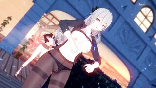 0404 -【R18-MMD】Honkai Impact 3rd 崩坏三 APHO Bronya at office with other valkyrie