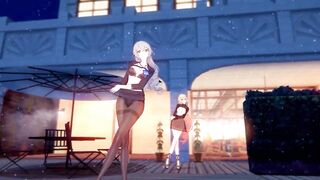 0404 -【R18-MMD】Honkai Impact 3rd 崩坏三 APHO Bronya at office with other valkyrie