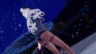 0404 -【R18-MMD】Honkai Impact 3rd 崩坏三 APHO Bronya at office with other valkyrie