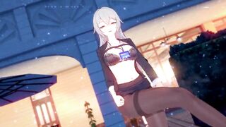 0404 -【R18-MMD】Honkai Impact 3rd 崩坏三 APHO Bronya at office with other valkyrie