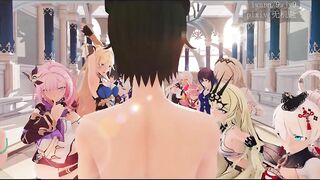 0438 -【R18-MMD】Honkai Impact 3rd 崩坏三 your honkai harem waifu