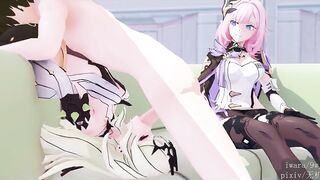 0438 -【R18-MMD】Honkai Impact 3rd 崩坏三 your honkai harem waifu