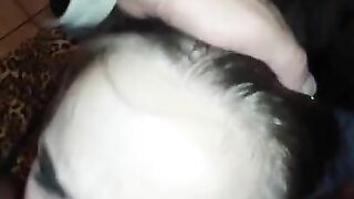 Throating daddy's cock