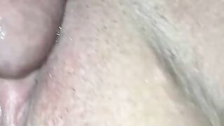 Hot close up of creamy pussy