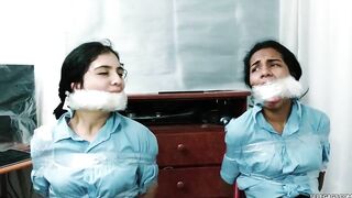 Latina Schoolgirls Massively Gagged