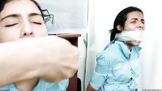 Latina Schoolgirls Massively Gagged