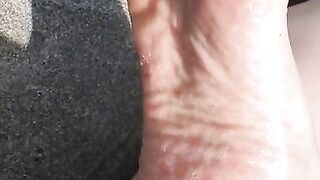 Femdom Goddess Giantess Feet At Beach Foot Fetish Dirty Feet