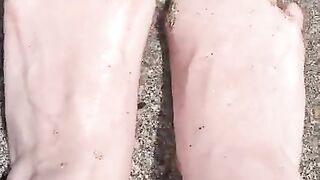 Femdom Goddess Giantess Feet At Beach Foot Fetish Dirty Feet