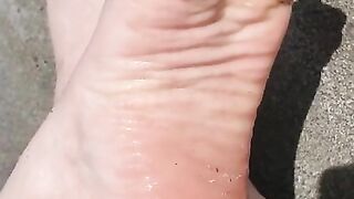 Femdom Goddess Giantess Feet At Beach Foot Fetish Dirty Feet