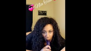 Sexy Ebony blowjob, Deepthroat ????Nia Teal????