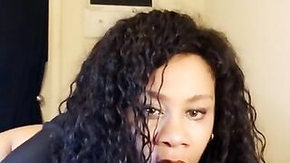 Sexy Ebony blowjob, Deepthroat ????Nia Teal????