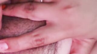 Pov:you are licking my pussy and my clit gets huge. you fuck me hard and cum on my pussy