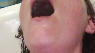 Mistress Wriggler having the most insane orgasm in the bath