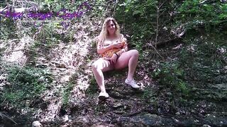 Public upskirt, dogging and creampie MILF wife in Texas State park!