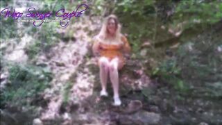 Public upskirt, dogging and creampie MILF wife in Texas State park!