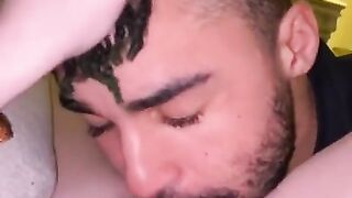 SEXY Redhead pussy gets DEVOURED by lightskin boyfriend with surprise squirt