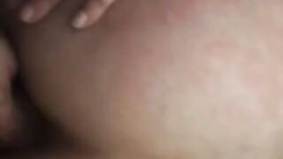 Girlfriends First Time Anal, Takes Cock in Nice Round Ass