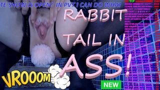 EPIC IN TOILET - WOW & NOW - ASS PLUG RABBIT TAIL IN PORNHUB THE BEST ASS - PORNHUB CON COM,PORHUB