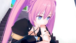 Milim Nava Tensei ara Slime datta ken 3D HENTAI 3/6