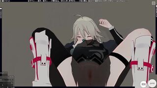 3D HENTAI Vocaloid IA agreed to fuck after the concert