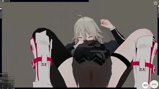 3D HENTAI Vocaloid IA agreed to fuck after the concert