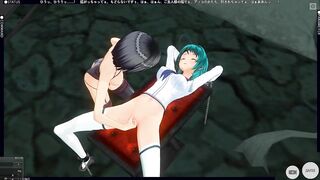 3D HENTAI BDSM YURI The mistress took the schoolgirl to the basement to bring to orgasms (PART 1)