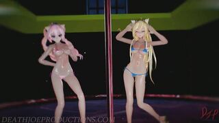 MMD R18 Nude sexy Luka And Lily - Ai Dee 1089