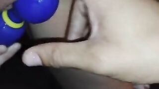 Cheating college slut cums from finger bang in hotel off campus