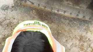 Coworker Sucks Me Off AT JOBSITE While Boss Is On Break ????????????‍♀️ (Public Blowjob While Working)