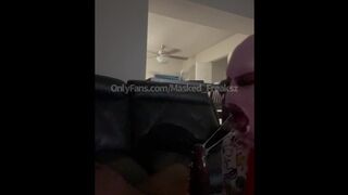 Masked Freak Deepthroating BBC